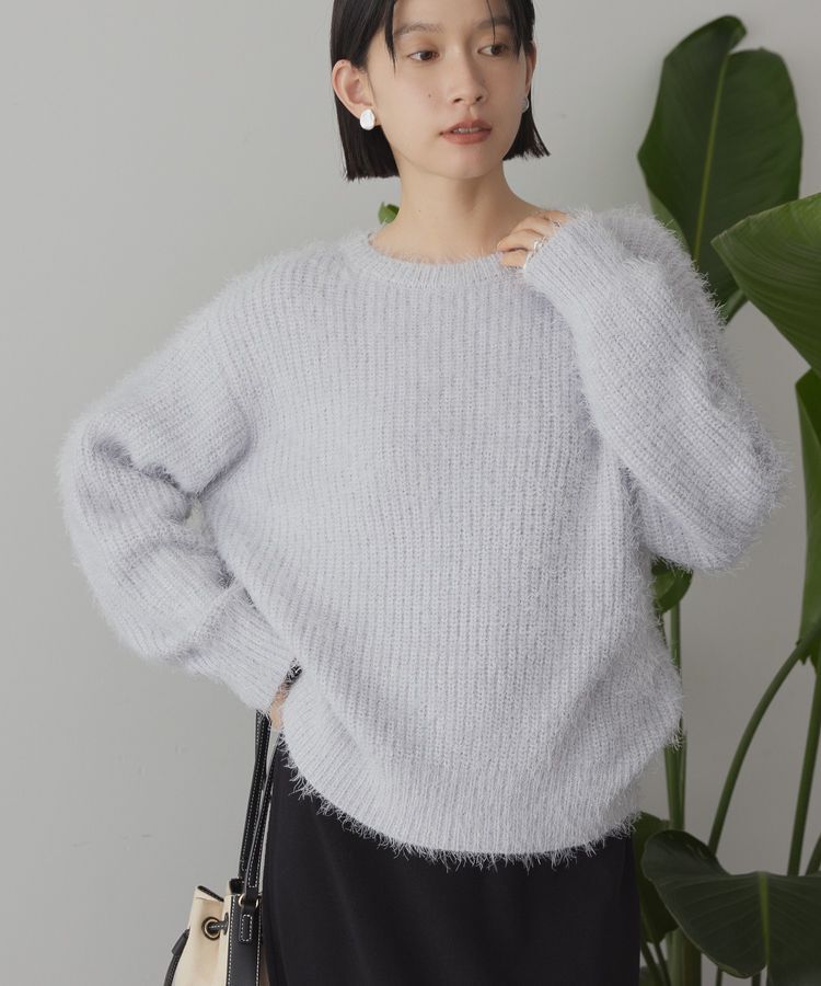 AMERICAN HOLIC「【WEB限定】フェザーゆるニットプルオーバー」|ニット・セーター|
