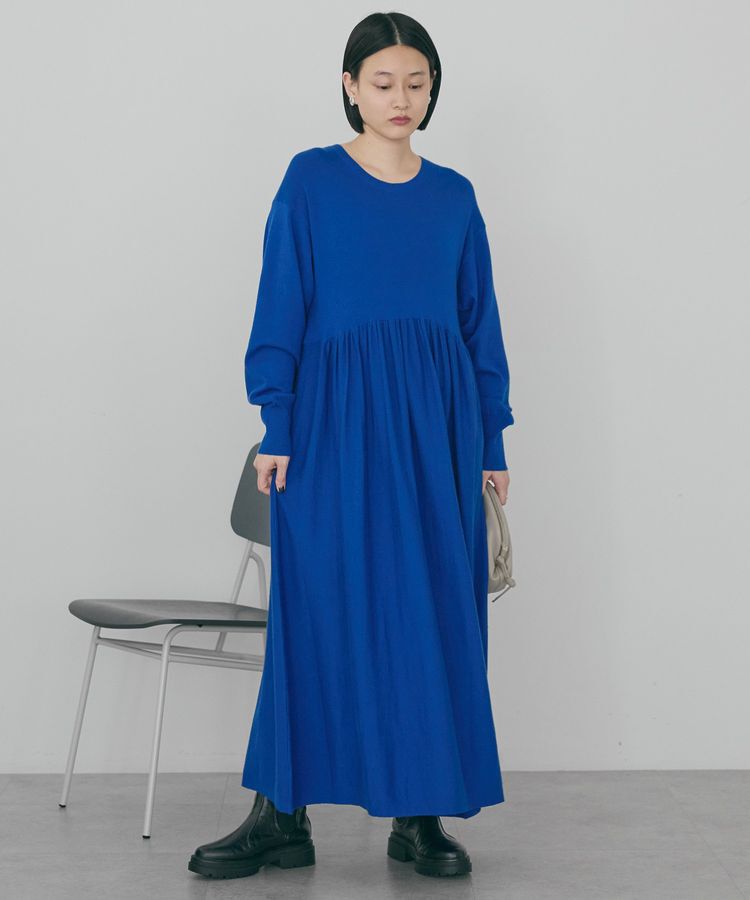 AMERICAN HOLIC「【WEB限定】バイパチティアードニットワンピース＜静電気軽減＞」|ワンピース|