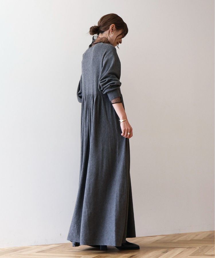 AMERICAN HOLIC「【WEB限定】バイパチティアードニットワンピース＜静電気軽減＞」|ワンピース|