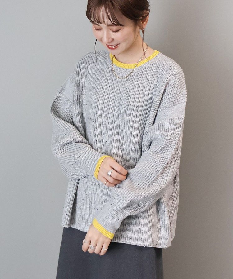 AMERICAN HOLIC「【WEB限定】配色ラインニットプルオーバー」|ニット・セーター|