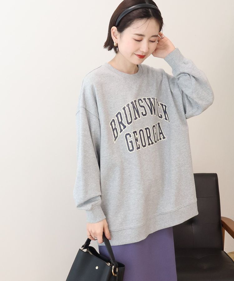 AMERICAN HOLIC「【WEB限定】BRUNSWICK GEORGIA BIGスウェット」|スウェット・ジャージ|Light Gray Mixture