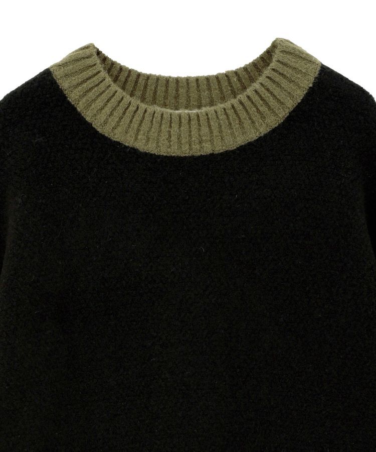 AMERICAN HOLIC「バイカラーニットプルオーバー【WEB限定カラー有り】」|ニット・セーター|