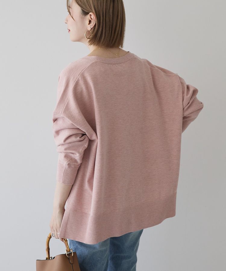 AMERICAN HOLIC「【WEB限定】バイパチVネックルーズカーディガン＜静電気軽減＞」|カーディガン|