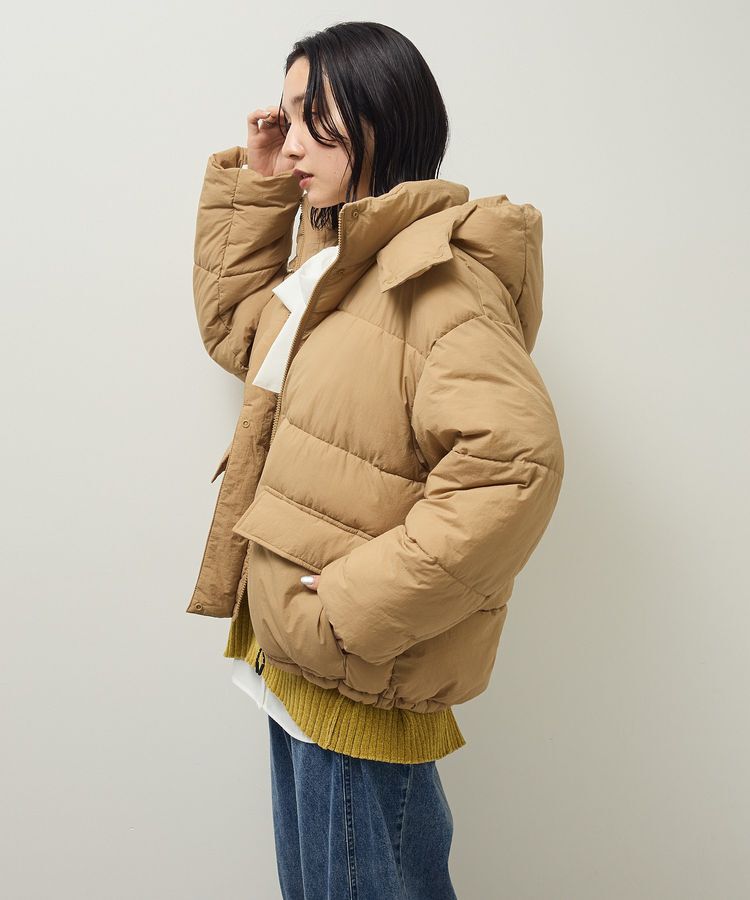 Green Parks「ライトファイバーフーディブルゾン」|ブルゾン・スタジャン|