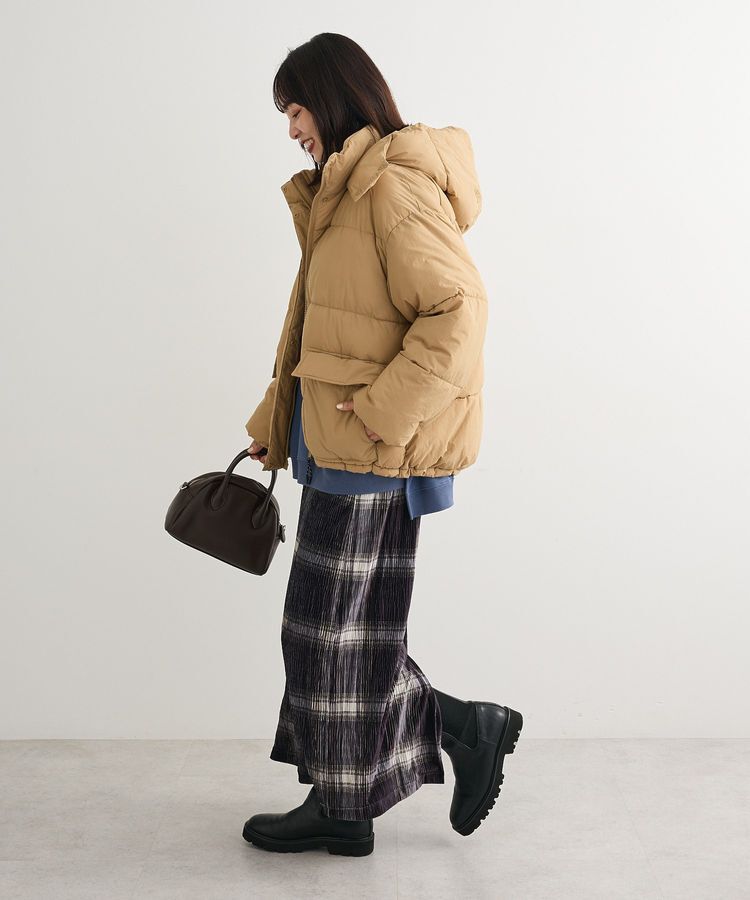 Green Parks「ライトファイバーフーディブルゾン」|ブルゾン・スタジャン|