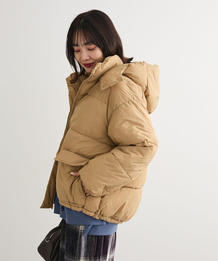 Green Parks「ライトファイバーフーディブルゾン」|ブルゾン・スタジャン|