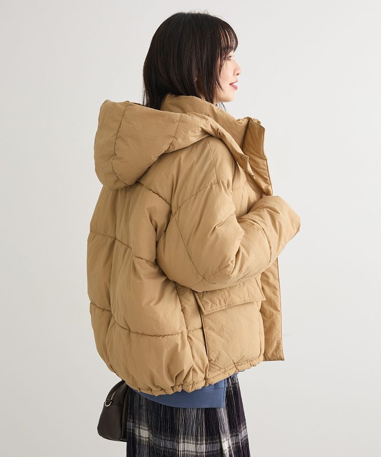 Green Parks「ライトファイバーフーディブルゾン」|ブルゾン・スタジャン|