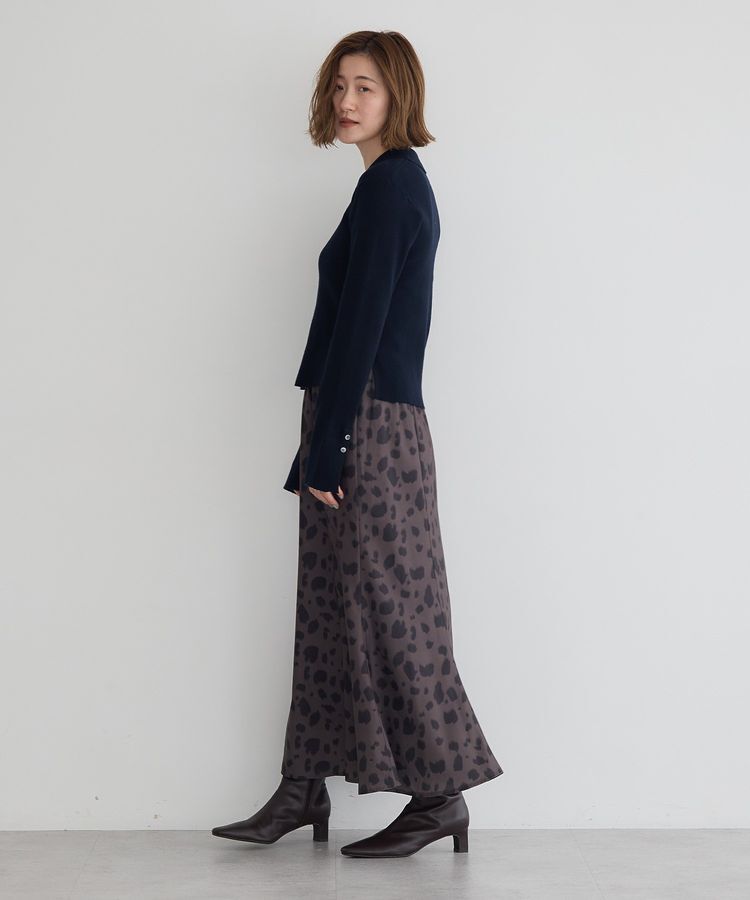 YECCA VECCA「襟付きニットカーディガン」|カーディガン|