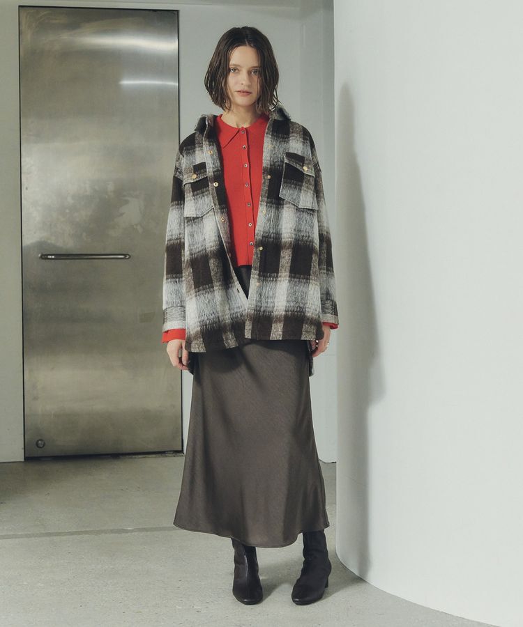 YECCA VECCA「襟付きニットカーディガン」|カーディガン|