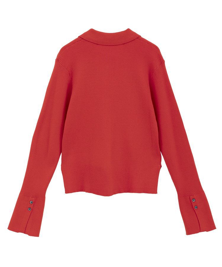 YECCA VECCA「襟付きニットカーディガン」|カーディガン|