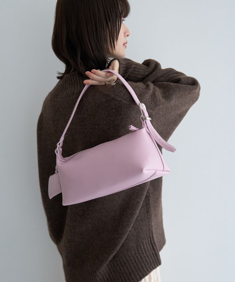 YECCA VECCA「【kakatoo】ツイストワンハンドルバッグ」|ハンドバッグ|Pink