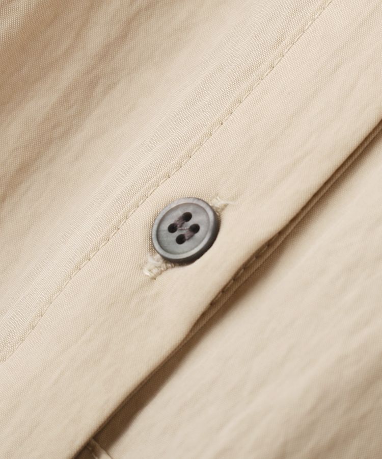 Editt by YECCA VECCA「シアーMIXドロストデザインシャツワンピース」|ワンピース|