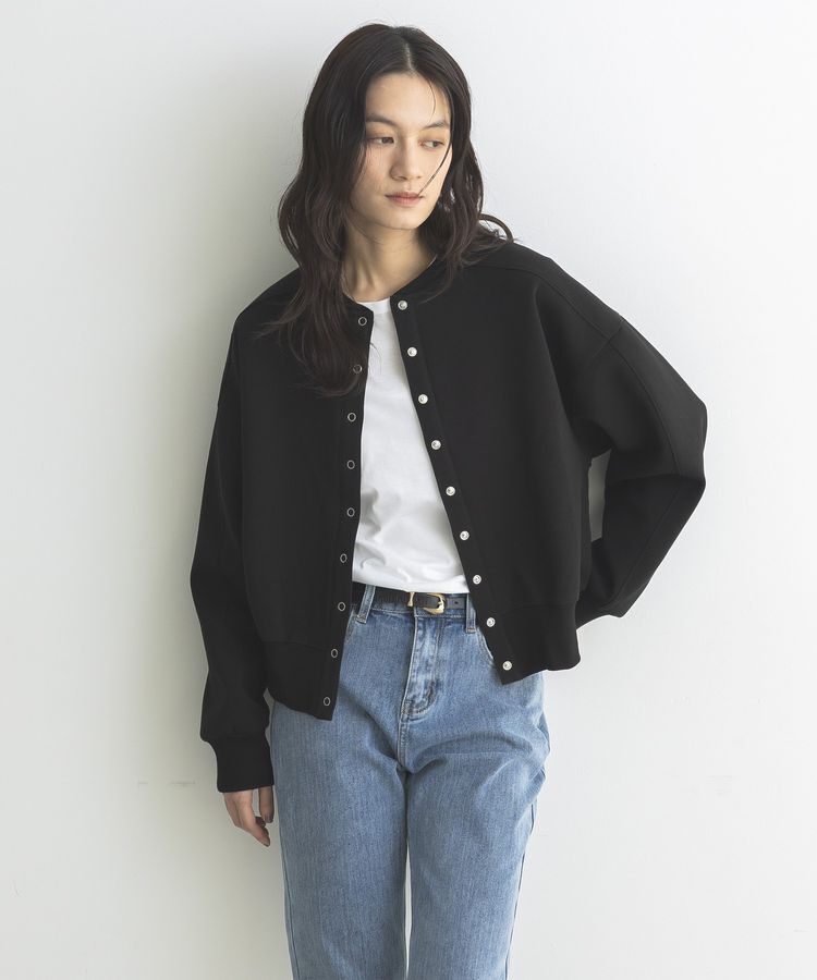 GARAGE OF GOOD CLOTHING「リングドットコンパクトカーデ」|カーディガン|Black