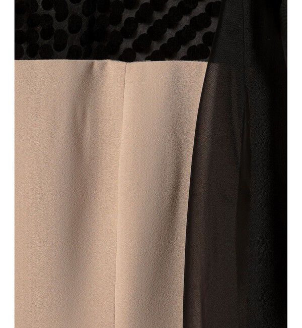 allureville「シアーコンビネーションワンピース」|ワンピース|