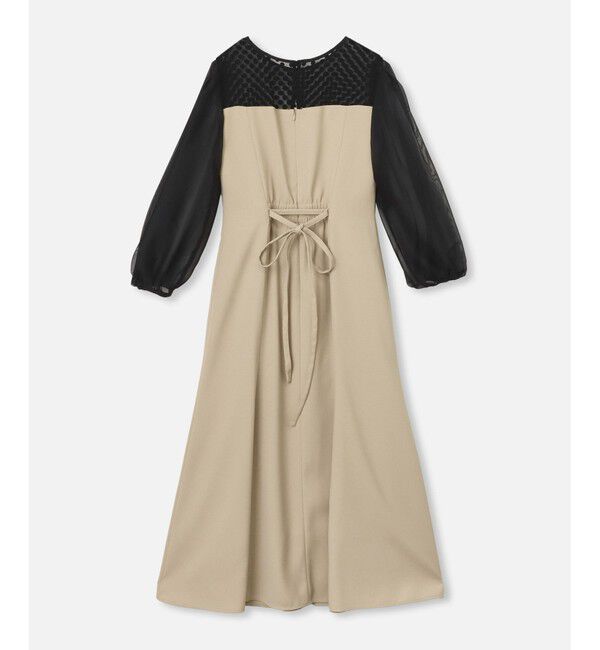 allureville「シアーコンビネーションワンピース」|ワンピース|