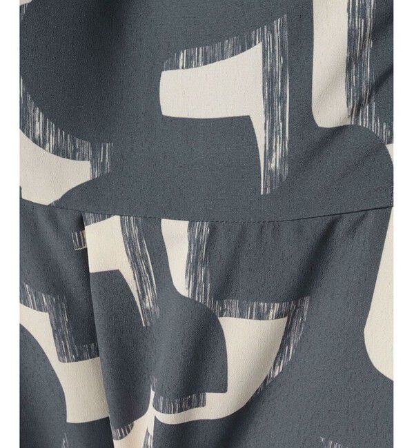 allureville「モダンジオメトリックプリントワンピース」|ワンピース|