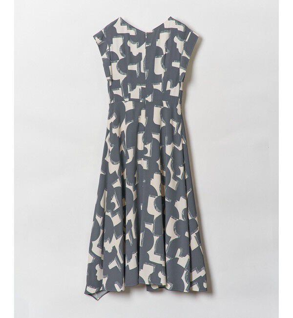 allureville「モダンジオメトリックプリントワンピース」|ワンピース|