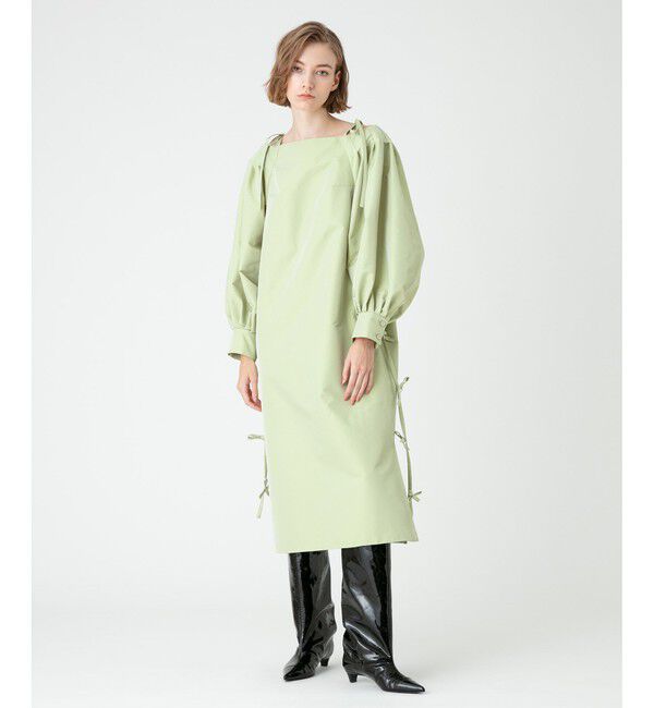 LOULOU WILLOUGHBY「【LOULOU WILLOUGHBY】メモリーツイルリボンワンピース」|ワンピース|