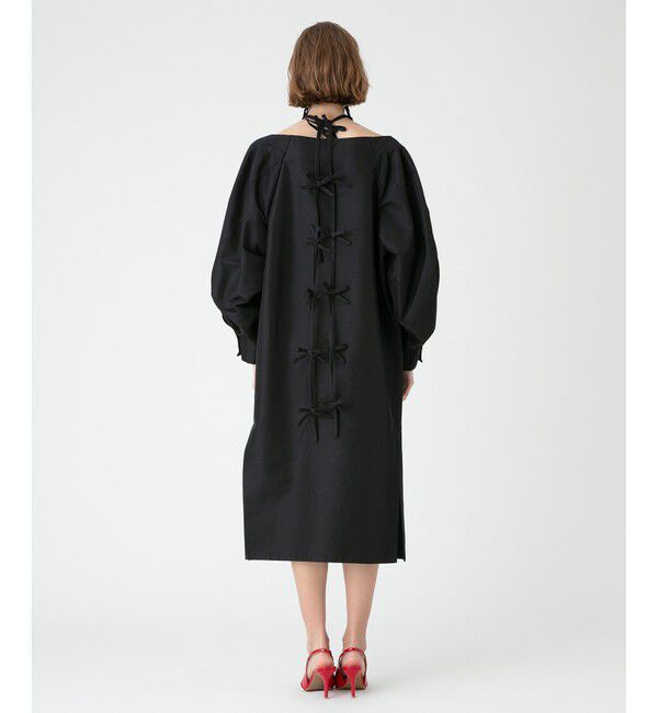 LOULOU WILLOUGHBY「【LOULOU WILLOUGHBY】メモリーツイルリボンワンピース」|ワンピース|