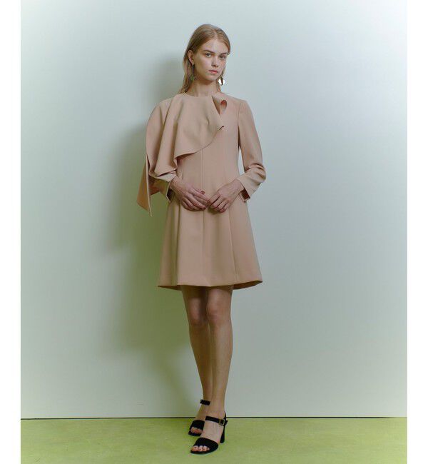 LOULOU WILLOUGHBY「【LOULOU WILLOUGHBY】2WAYケープワンピース」|ワンピース|