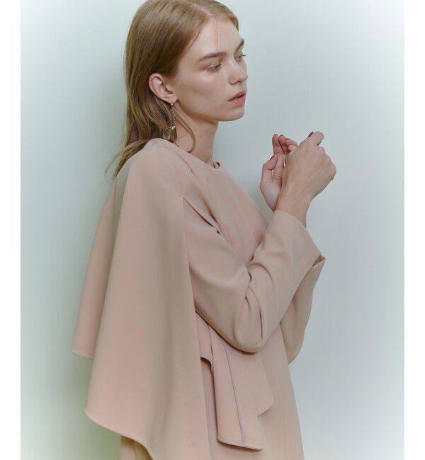 LOULOU WILLOUGHBY「【LOULOU WILLOUGHBY】2WAYケープワンピース」|ワンピース|