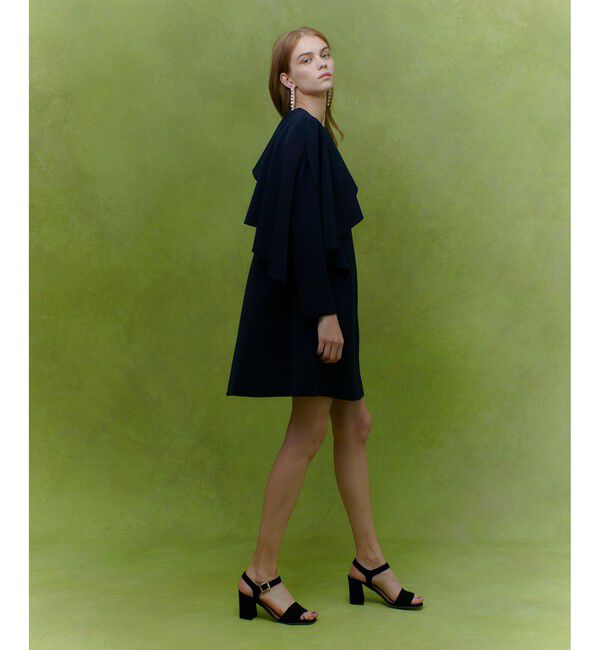 LOULOU WILLOUGHBY「【LOULOU WILLOUGHBY】2WAYケープワンピース」|ワンピース|