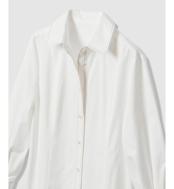 LOULOU WILLOUGHBY「【LOULOU WILLOUGHBY】メモリーツイルティアードシャツワンピース」|ワンピース|