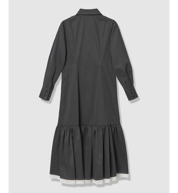 LOULOU WILLOUGHBY「【LOULOU WILLOUGHBY】メモリーツイルティアードシャツワンピース」|ワンピース|