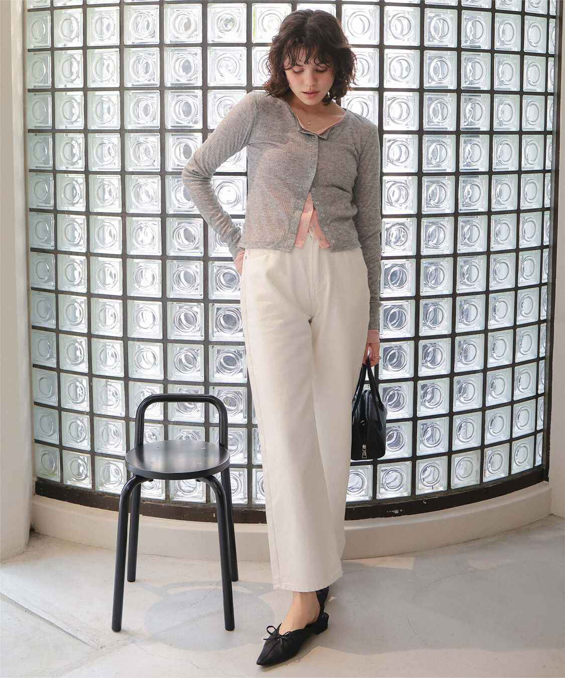 titivate「シアーテレコカーディガン」|ニット・セーター|