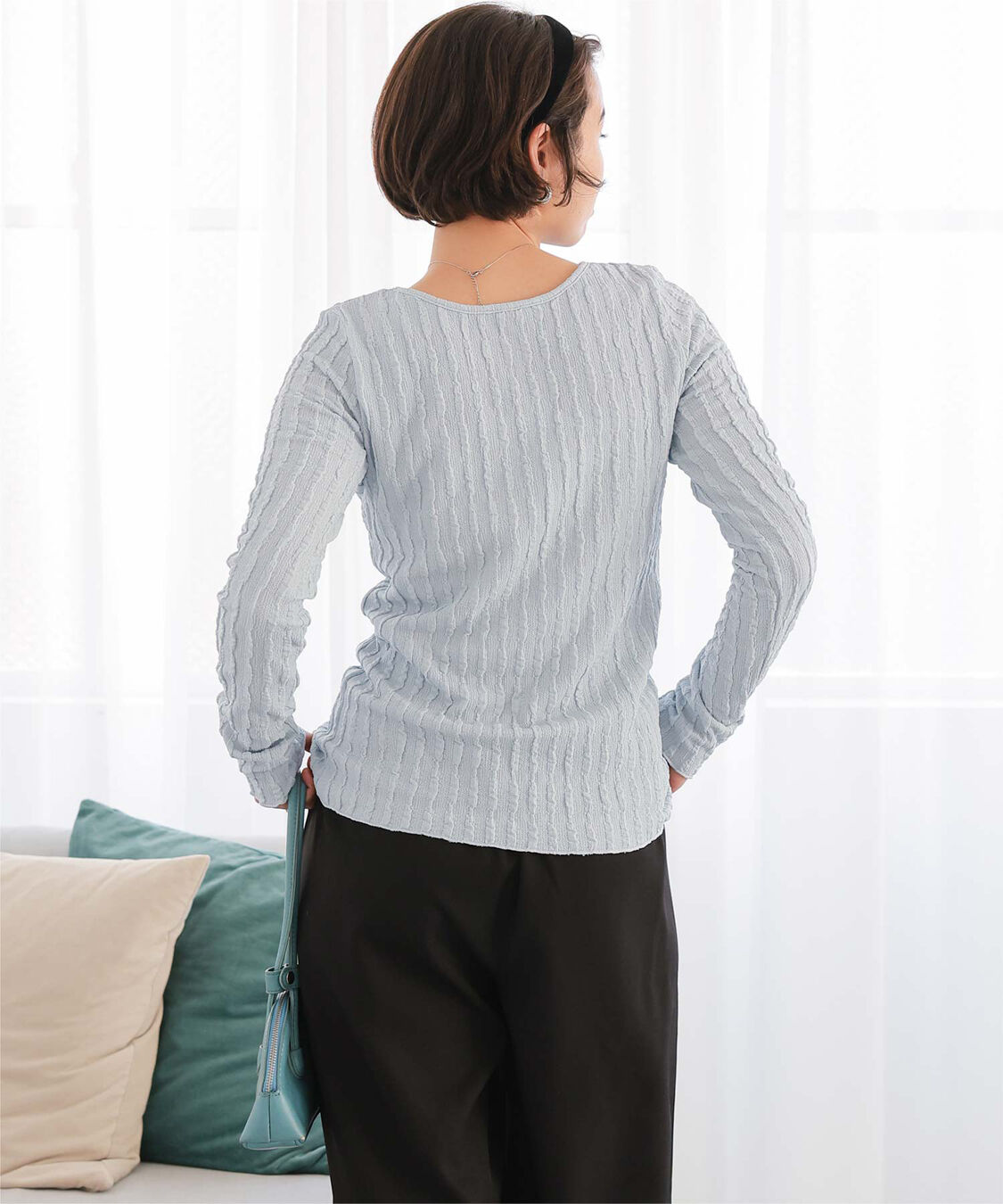 titivate「前後2wayアソートカットカーディガン」|カーディガン|