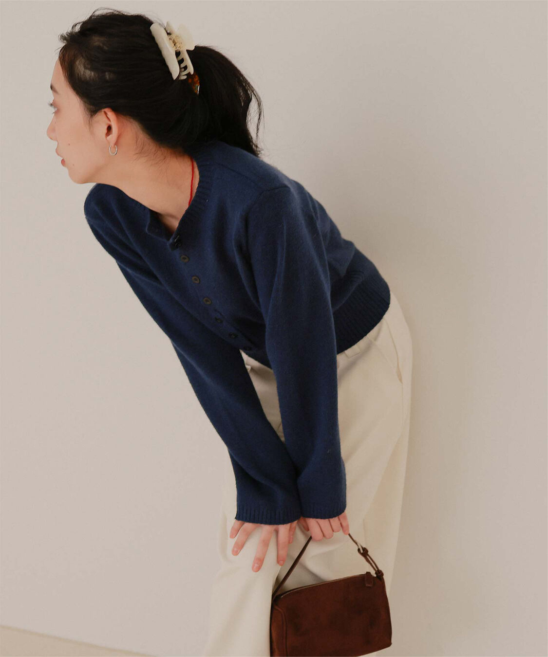 miette「メニーボタンニットカーディガン」|ニット・セーター|