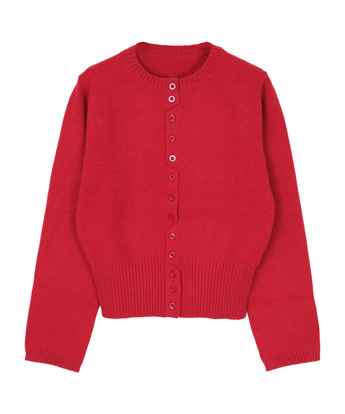 miette「メニーボタンニットカーディガン」|ニット・セーター|