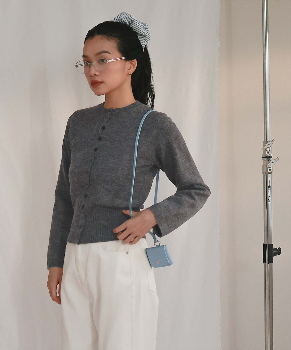 miette「メニーボタンニットカーディガン」|ニット・セーター|