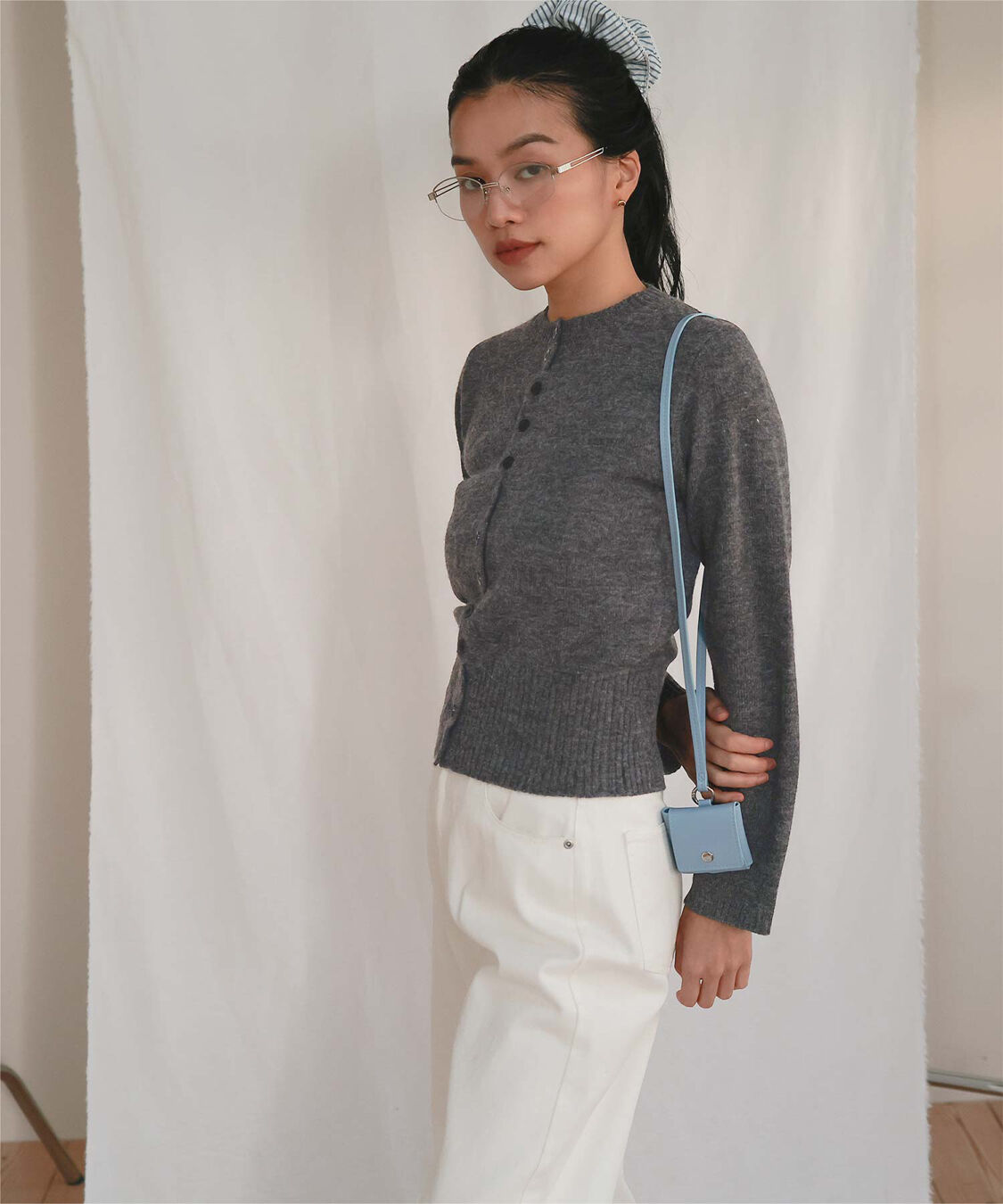 miette「メニーボタンニットカーディガン」|ニット・セーター|