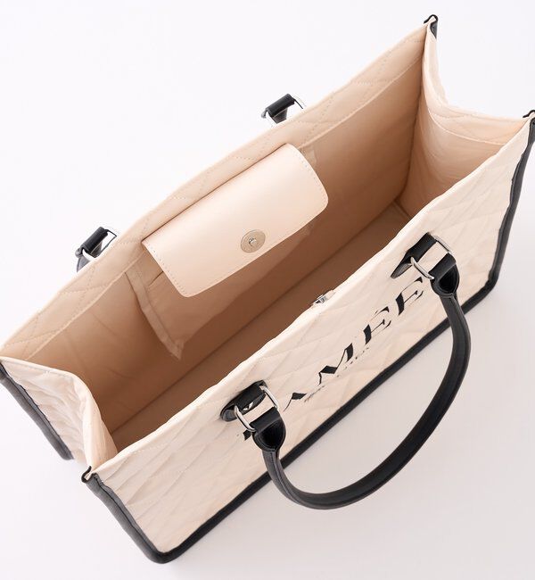  「【WEB限定リバイバル】ロゴ刺しゅう入りキルティングトートバッグ」|ショルダー・メッセンジャー|