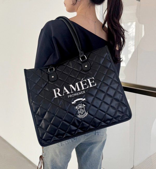  「【WEB限定リバイバル】ロゴ刺しゅう入りキルティングトートバッグ」|ショルダー・メッセンジャー|