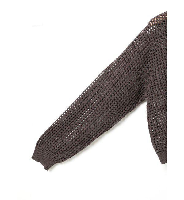 MidiUmi「MidiUmi メッシュニットジップカーディガン」|カーディガン|