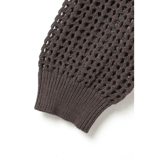 MidiUmi「MidiUmi メッシュニットジップカーディガン」|カーディガン|