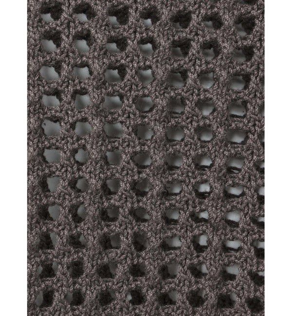 MidiUmi「MidiUmi メッシュニットジップカーディガン」|カーディガン|