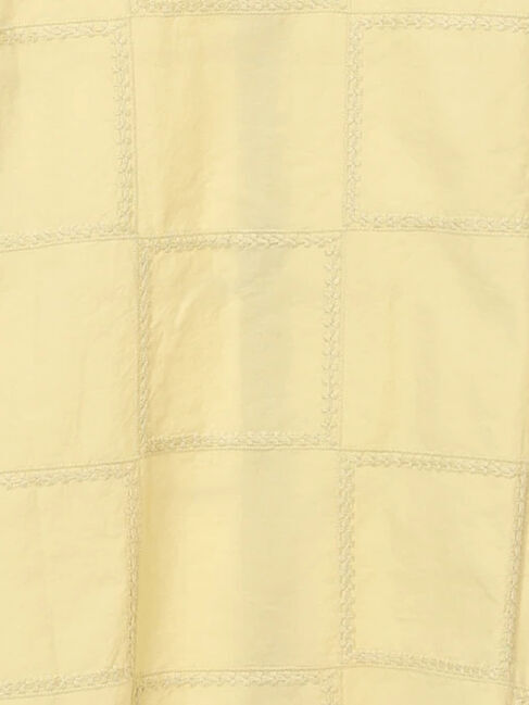 Samansa Mos2「スクエア刺繍バンドカラーブラウス」|シャツ・ブラウス|