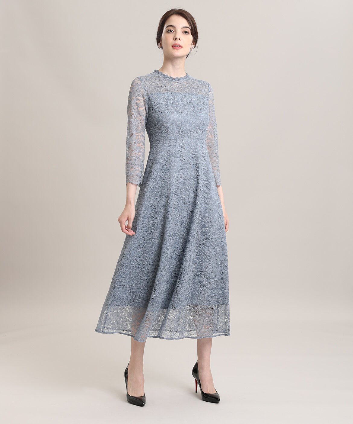 Maglie le cassetto「《Maglie White》ラッセルレースロングドレス」|ワンピース|