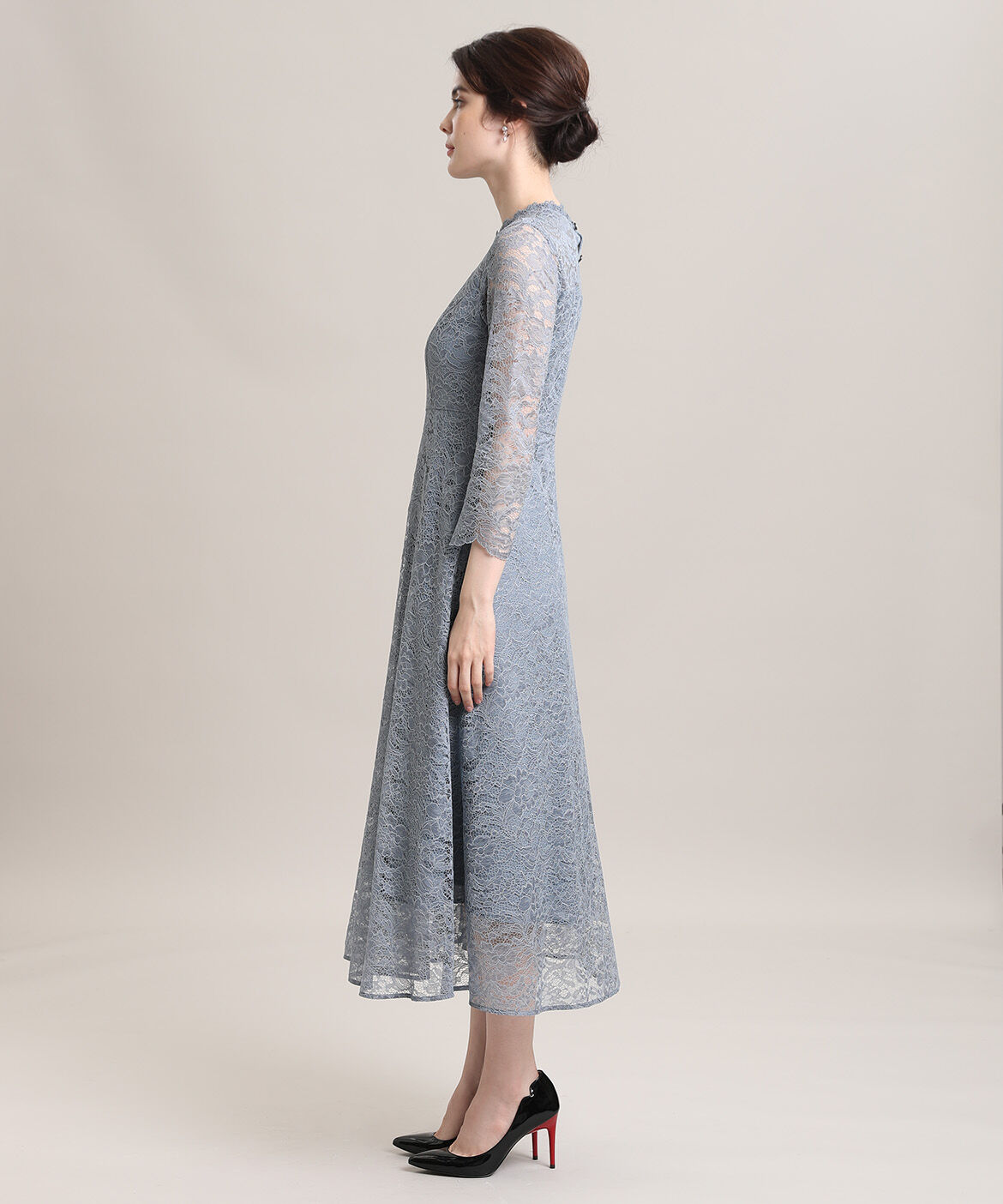 Maglie le cassetto「《Maglie White》ラッセルレースロングドレス」|ワンピース|