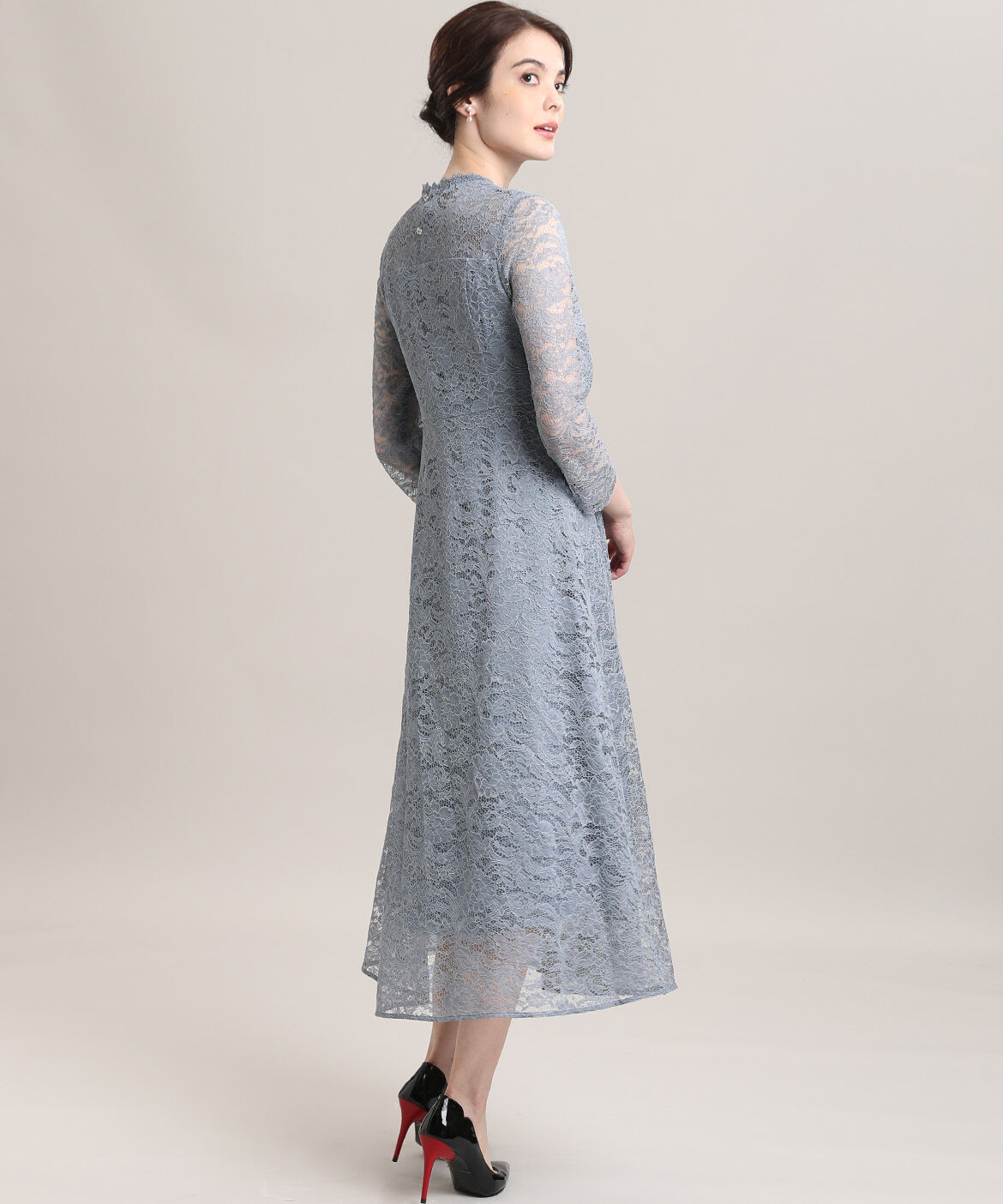 Maglie le cassetto「《Maglie White》ラッセルレースロングドレス」|ワンピース|