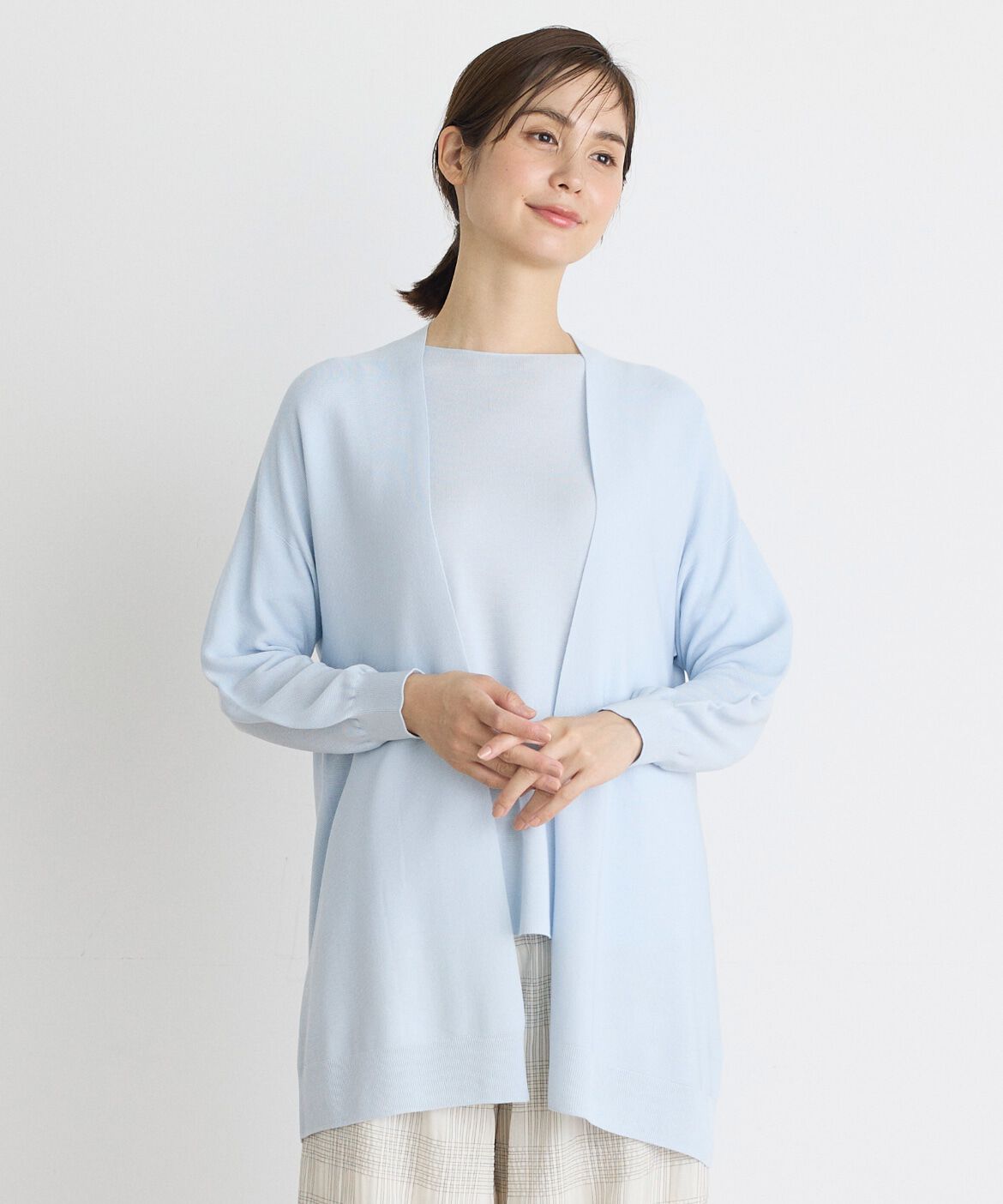 DAY by DAY it&rsquo;s international「大人艶ニットカーディガン《Cuoo》」|カーディガン|サックス3