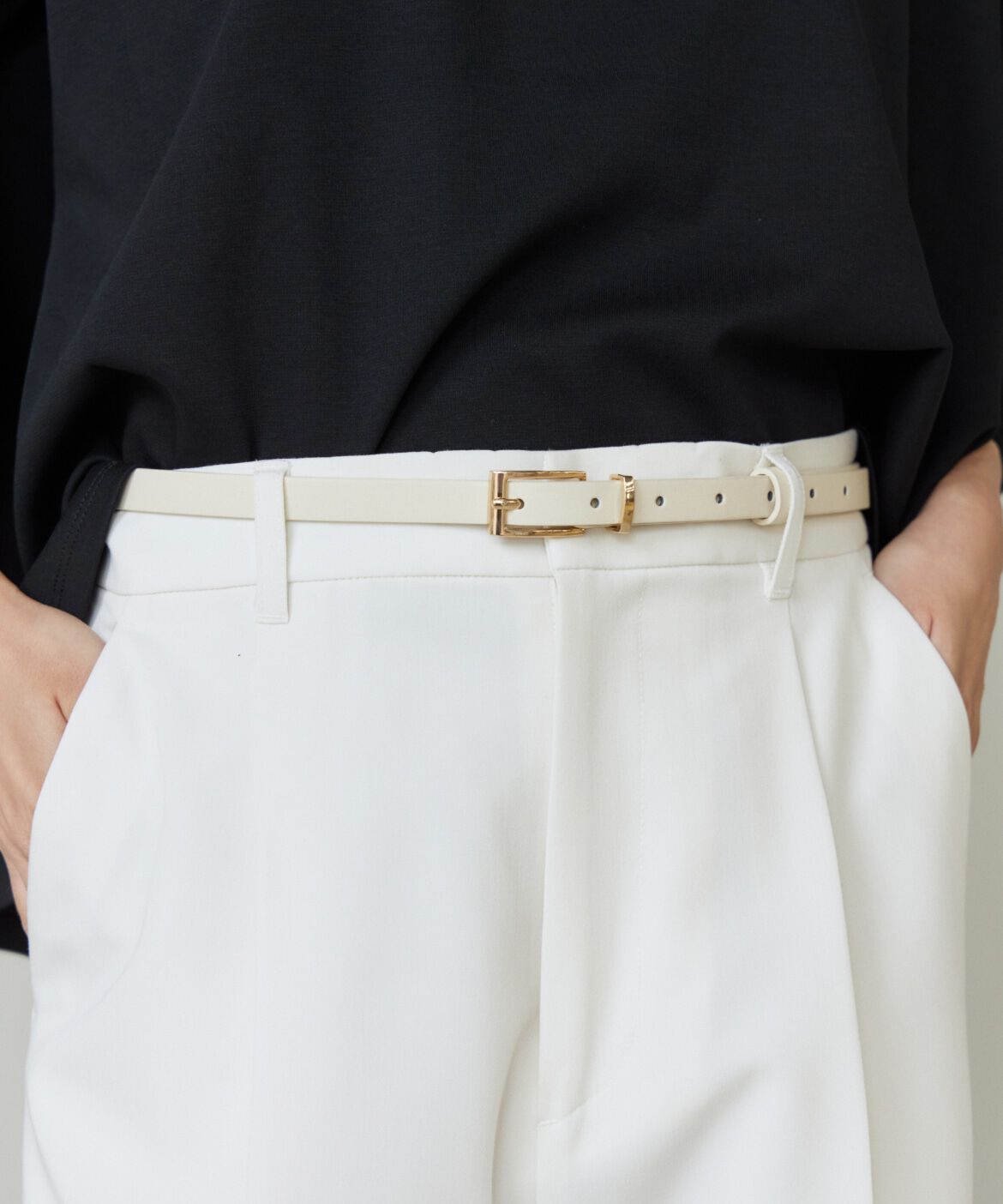 DAY by DAY it&rsquo;s international「角バックル細ベルト」|ベルト|