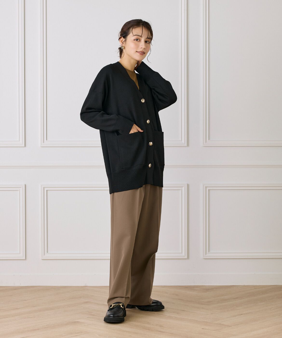 DAY by DAY it&rsquo;s international「Vネックニットカーディガン」|カーディガン|