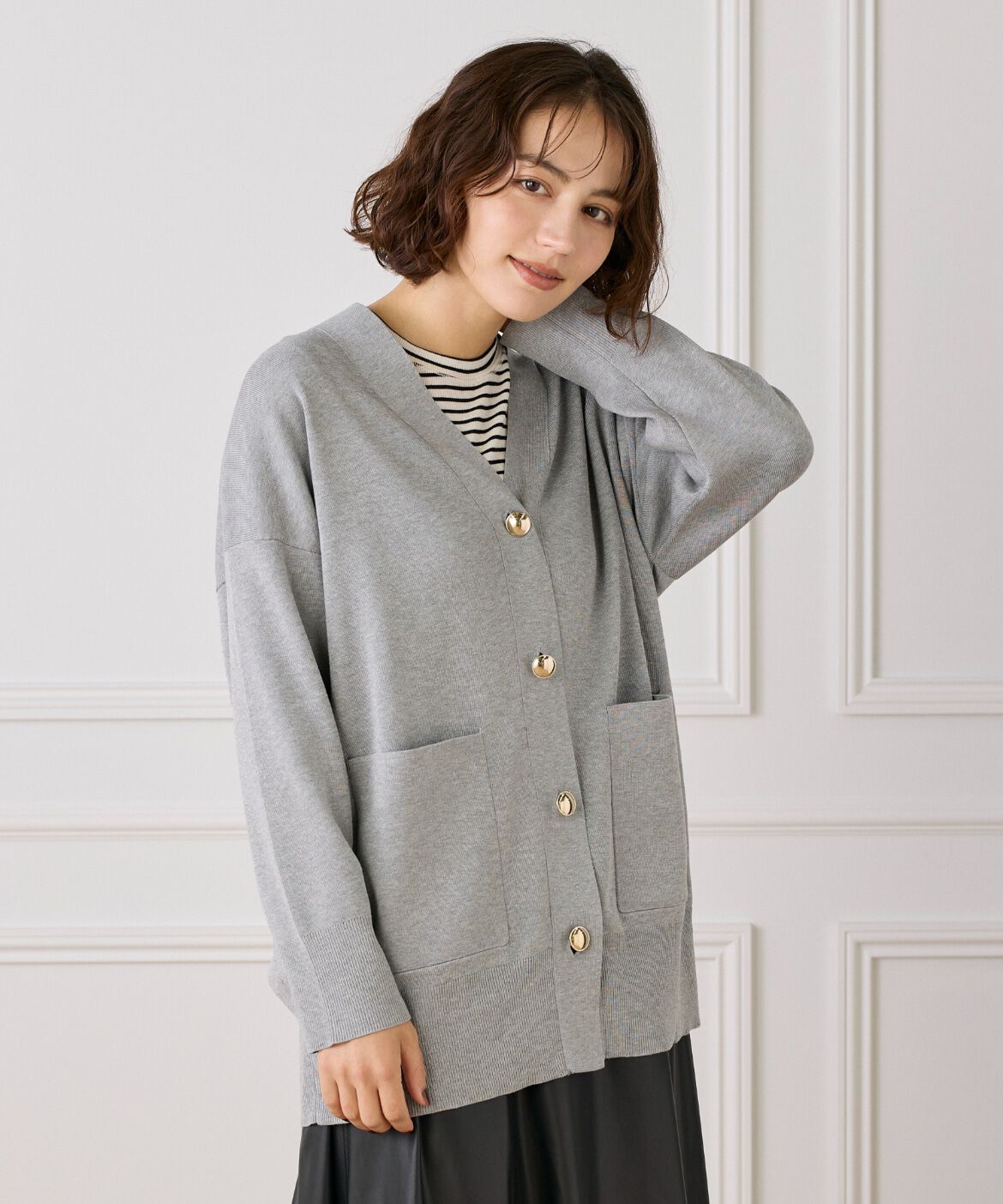 DAY by DAY it&rsquo;s international「Vネックニットカーディガン」|カーディガン|