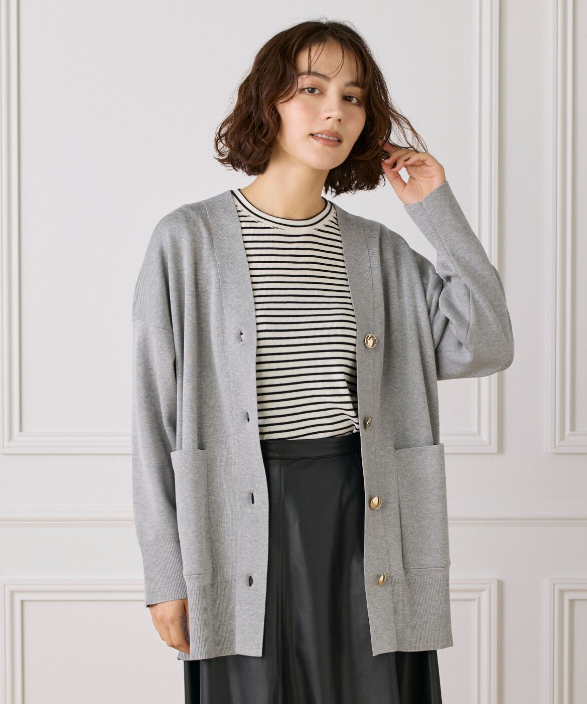 DAY by DAY it&rsquo;s international「Vネックニットカーディガン」|カーディガン|