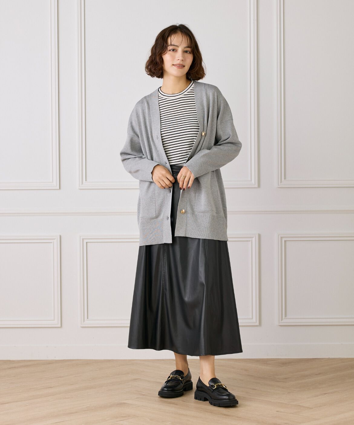 DAY by DAY it&rsquo;s international「Vネックニットカーディガン」|カーディガン|