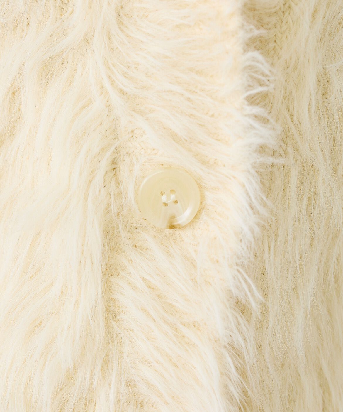 INED「Vネックファーカーディガン《YVON》」|カーディガン|